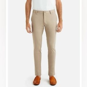 RHONE Commuter Slim Fit Khaki Tan Career Travel Chino Pants Men's Size 40×33L
